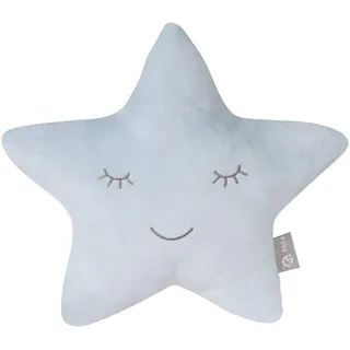 roba Kuschelkissen Stern 1 x 1 cm Hellblau