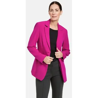 GERRY WEBER Jackenblazer Klassischer Blazer mit hohem Stretchanteil rosa 40