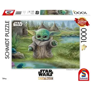 Schmidt Spiele Schmidt Thomas Kinkade, Star Wars The Mandalorian Grogu Das Kind 1000 Teile