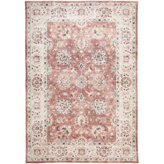 Novel Vintage-Teppich, Terracotta, Textil, rechteckig, 130x200 cm, Bsci, Oeko-Tex® Standard 100, für Fußbodenheizung geeignet, Teppiche & Böden, Teppiche, Waschbare Teppiche