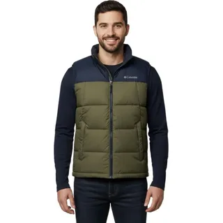 Herrenweste Columbia Pike Lake khaki Weste XL - Grün - 188