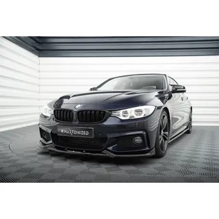Maxton Design Frontlippe V.5 für BMW 4er F32 F36 F33 M-Paket (2013-2020) Hochglanz schwarz