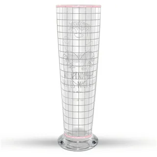 Mr. & Mrs. Panda Bierglas Faultiere Herz - Transparent - Geschenk, Weizenglas, Verlobung, Gesch, Premium Glas, Liebevolle Lasergravur