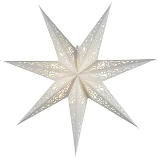 Star Trading Star Ersatz Papierstern 'lace' 7 zackig, Weiß