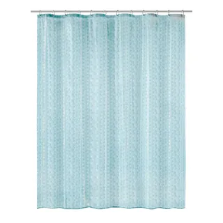 KLEINE WOLKE Duschvorhang Soapy 180 x 200 cm Wasserblau