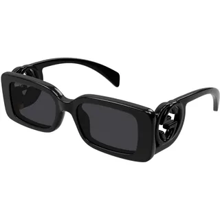 GUCCI Womens GG1325S Sunglasses, Black-Black-Grey, 54 - 52 (M)