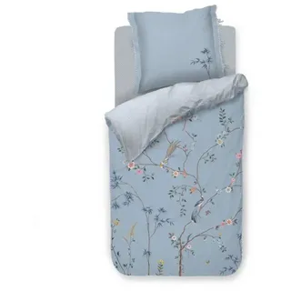 PiP Studio Bettwäsche Bettwäsche-Set Bamboo Blossom Light Blue (135x200cm)