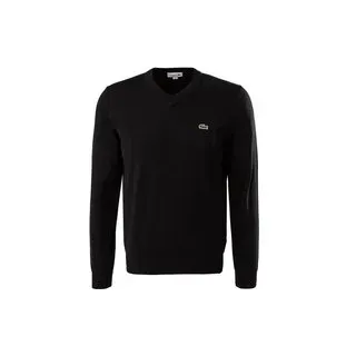 LACOSTE Herren Pullover schwarz unifarben, schwarz, Herbst/Winter 2025/2026