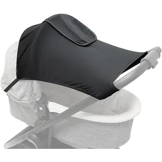 Universal Sonnensegel für Kinderwagen mit Sichtfenster UV Schutz 50+ Sonnensegel Kinderwagen Sonnenverdeck für Kinderwagen Atmungsaktiv Sonnenverdeck für Kinderwagen Buggy Sonnenschutz