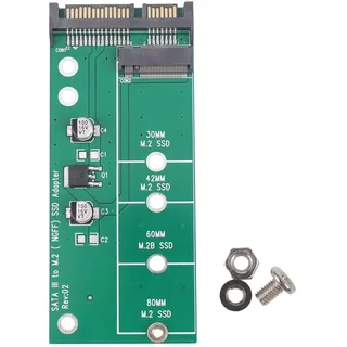 Hefddehy Ngff (M2) Ssd zu 2,5 Adapter M.2 Ngff Ssd zu Sata3 Convert Karte für 30/42/60 / 80Mm M.2 Ssd Festplatte