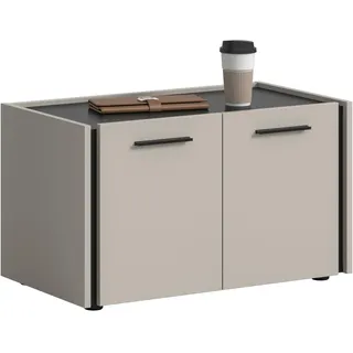 Möbel Boss Sitzbank Emil 75 x 42 x 40 cm beige / beige