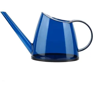 Beufee Gießkanne, Pflanzengießkanne mit langem Ausguss, kleine transparente Gießkanne, Mini-Bewässerungswerkzeug für Zimmerpflanzen, Gartenblumen, 1,2 l(Blau)