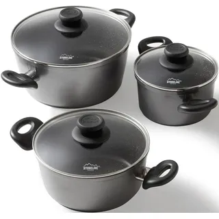 STONELINE Aluminium-Topf-Set 3-tlg. 3 x Kochtopf