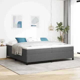 vidaXL Boxspringbett 200 x 200 cm Hellgrau