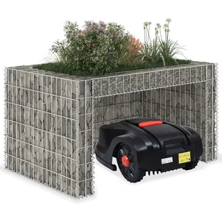 vidaXL Gabionenkorb Hochbeet 110 x 80 x 60 cm
