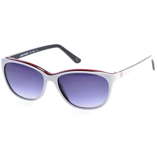 Sonnenbrille GERRY WEBER rot (weiß, rot, dunkelgrau) Damen Brillen Sonnenbrillen Klassische Damenbrille, Vollrand