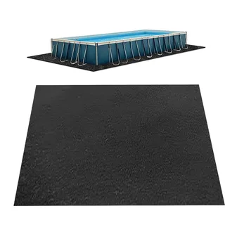 Pool Unterlage Quadrat/Rechteck, Faltbarer Poolmatten Schutzboden, Rutschfeste, Wärmeisolierung, Reißfest, Nahtlos, Zuschneidbar, Wiederverwendbare Pool Bodenschutzmatte für Aufstellpools & Whirlpools