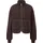 Teddyjacke mit aufgesetzten Taschen Braun XS