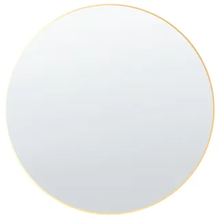 Beliani Wandspiegel ANNEMASSE 80 x 80 cm Gold