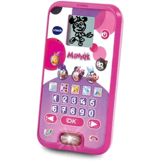 VTech Minnies Lernhandy – Mit den Originalstimmen von Minnie und Daisy sowie spannenden Lernspielen – Für Kinder von 2-5 Jahren
