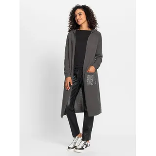 Witt Strickjacke Strickmantel grau 44