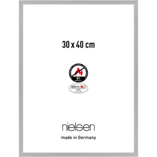 Nielsen Brandschutzrahmen C2 - B1 Struktur Silber matt / 30 x 40