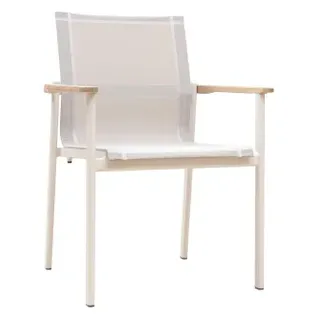 Zebra Enox Sessel Aluminium light taupe