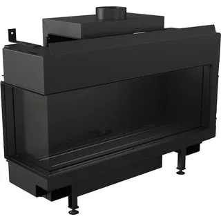 Kratki LEO 100 Gaskamin 9 kW schwarz