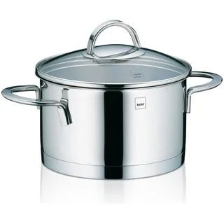 Kela Cailin Fleischtopf 16 cm silber glänzend