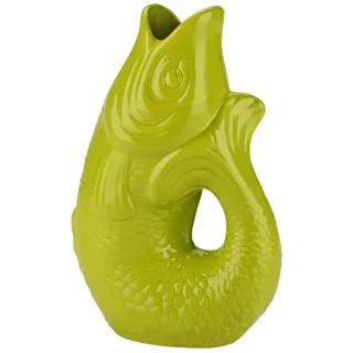Giftcompany Dekovase Monsieur Carafon Vase / Karaffe Fisch S lime 1,2l (Vasen) bunt|grün