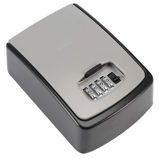 Acouto Schlüsselaufbewahrungsbox,Haushalts-Zinklegierung-Schlüsselaufbewahrungsbox Passwort-Codes-Box für Home Factory Company Office (14,5 * 10,5 * 5,5 (cm))