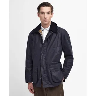 Barbour Ashby Wax Jacket - Jacke - Herren Navy XS