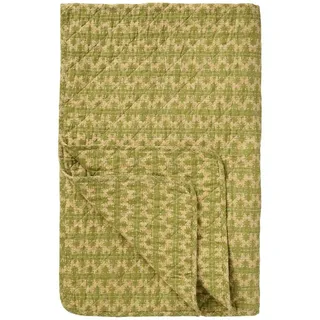 Ib Laursen Tagesdecke Ib Laursen - Decke Quilt Tagesdecke Überwurf 180x130cm Grün mit
