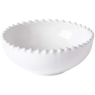 Costa Nova, Pearl Kollektion, Steinzeug Geschirr, Schale, niedrig, weiß, 15 cm, 6 teilig
