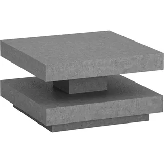 FineBuy FineBuy, Couchtisch + Beistelltisch, Couchtisch 60 cm Wohnzimmertisch Sofatisch Quadratisch Klein Kaffeetisch