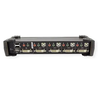 ATEN CS1764A 4 Port KVM-Umschalter DVI USB 1920 x 1200 Pixel