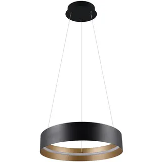 musterring leuchten Loop 3-flg. 150 cm Metall Schwarz, Gold