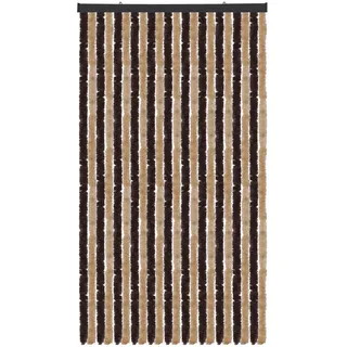 Arsvita Flauschvorhang, Beige, Kunststoff, 90x2x200 cm, Wohntextilien, Gardinen & Vorhänge, Fertiggardinen, Fadenvorhänge