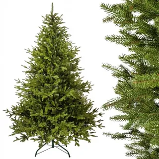 Evergreen Tree® Künstlicher Weihnachtsbaum 210 cm - 100% Spritzguss Weihnachtsbaum, Made in EU - Naturgetreu Optik Tannenbaum Künstlich