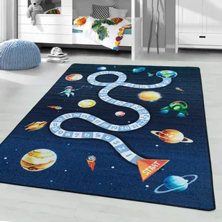 Ayyildiz Play 2910 Kinderteppich 80 x 120 cm Blau