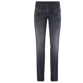 Salsa Stretch-Jeans SALSA JEANS MYSTERY PUSH UP SLIM FIT dunkel 123747.0000 grau W25 / L32