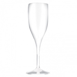 Mank Mehrweg-Sektglas Weiss 150ml aus SAN (Kunststoff), 1 Stück