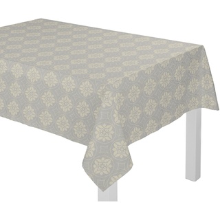 Tischdecke ADAM "Romantic Puligny Light" Tischdecken Gr. B/L: 145 cm x 250 cm, eckig, grau (hellgrau) Tischdecken
