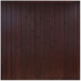 Andrewex Sichtschutzzaun Element Oxford 180 x 180 cm braun lackiert