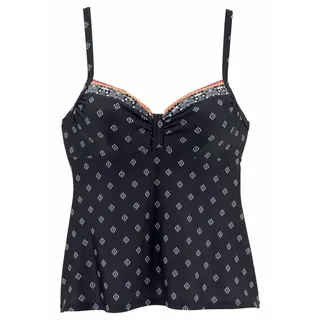 LASCANA Bügel-Tankini-Top Kimer Schwarz 50 Cup B