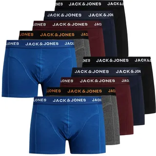 JACK & JONES Black Friday Boxershorts 5 Einheiten Black / Detail Navy Blazer / Port Royal / Dgm / Surf The Web M
