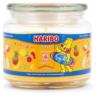 HARIBO Tropical Fun Duftkerze 300 g orange