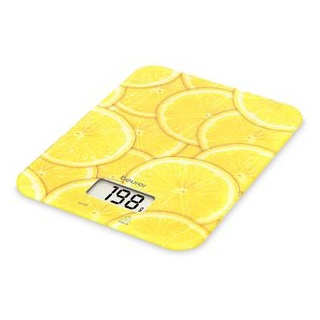Beurer Küchenwaage KS 19 Lemon, bis 5kg, digital, gelb, Teilung 1g