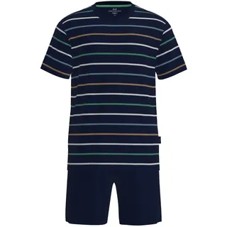 Götzburg Pyjama Shorty Blau 3XL