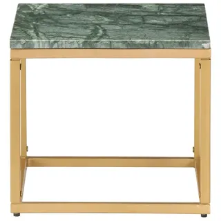 vidaXL Couchtisch Grün 40×40×35 cm Echtstein in Marmoroptik